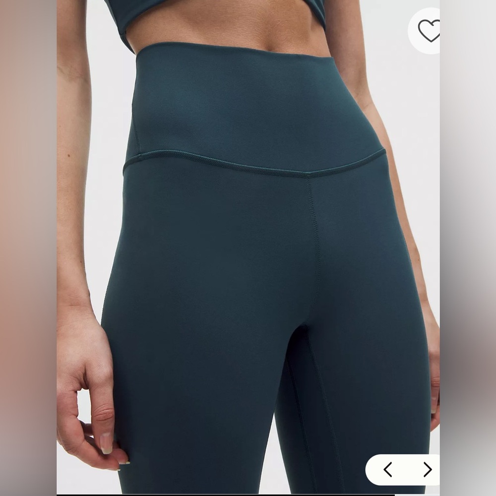 NWT Lululemon Set: Align Tank & High Rise Leggings 25” Indochine Blue Size 6 - Picture 8 of 11